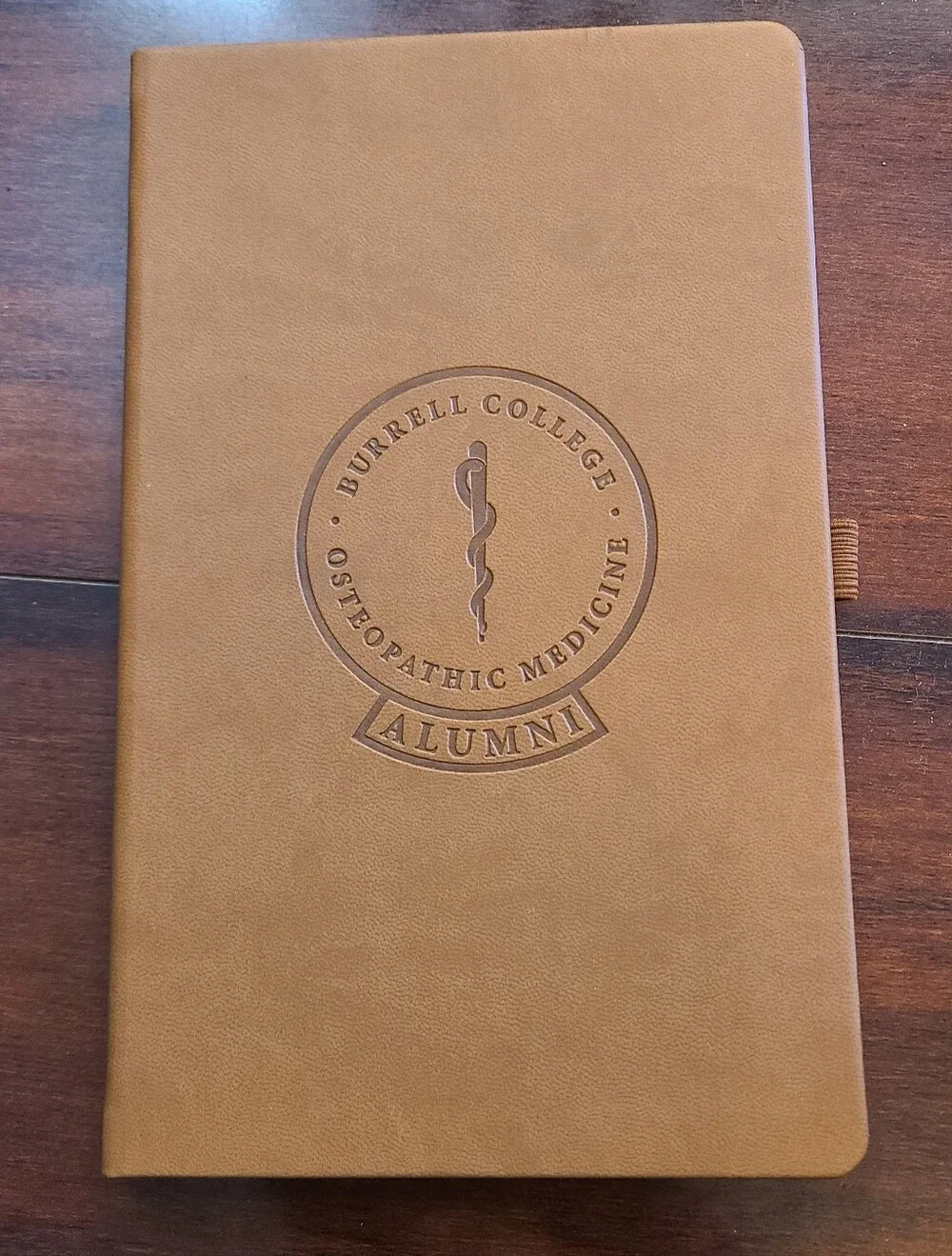 Castelli Milano Notebook Journal Tan Brown Faux Leather NEW Unused Made In Italy